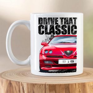 Red: Alfa Romeo 916 GTV Mug – Classic Alfa Romeo Coffee Mug South Africa